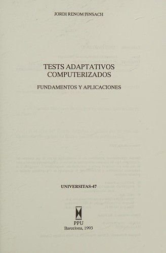 Tests adaptativos computerizados