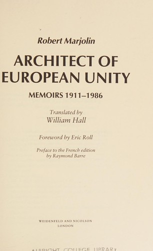 Architect of European unity