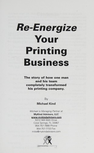 Re-energize your printing business