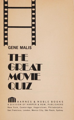 The great movie quiz