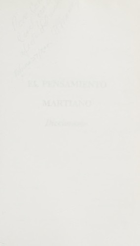 El pensamiento martiano