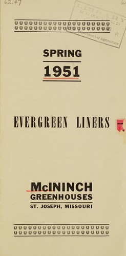 Spring 1951, evergreen liners