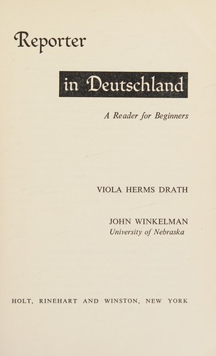 Reporter in Deutschland