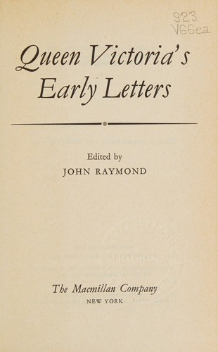 Early letters.