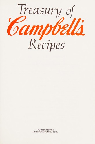 Treasury of Campbells Recipes