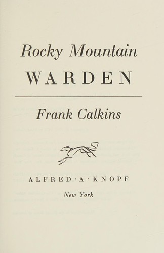 Rocky mountain warden.