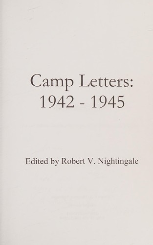 Camp Letters