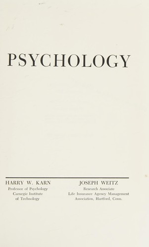 An introduction to psychology