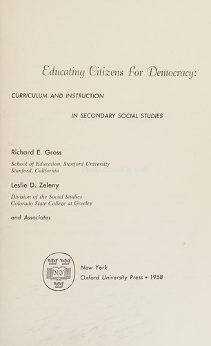 Educating citizens for democracy