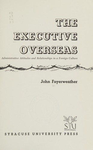 The executive overseas