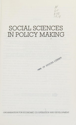 Social sciences in policy making