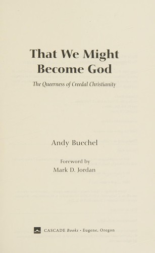 That we might become god