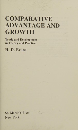 Comparative advantage and growth