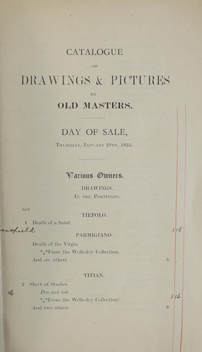 Drawings & pictures by old masters