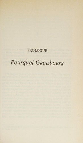 Gainsbourg ou La provocation permanente