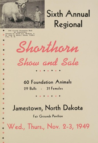 Sixth annual regional shorthorn show and sale