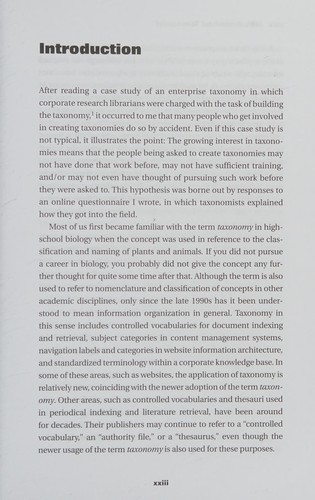 The accidental taxonomist