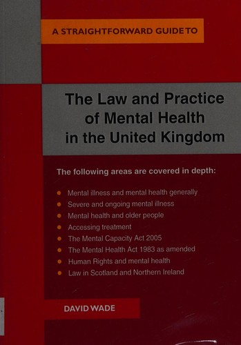 Law and Practice of Mental Health in the Uk