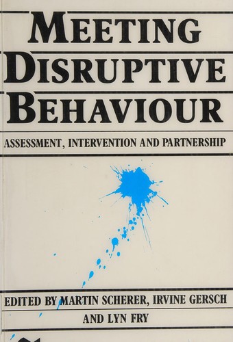 Meeting disruptive behaviour