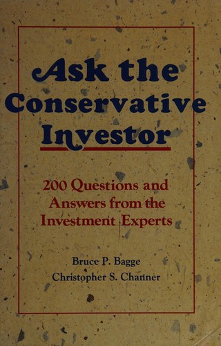 Ask the Conservative investor