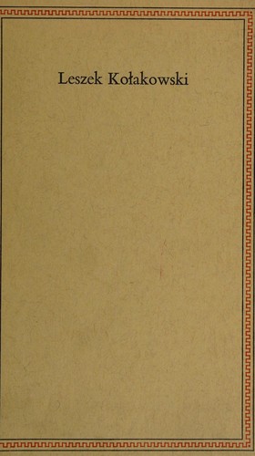 Leszek, Kołakowski.