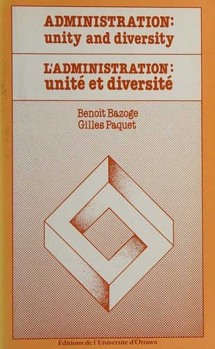 Administration : unity and diversity =