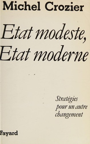 Etat modeste, état moderne