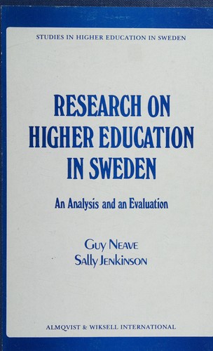 Research on higher education in Sweden