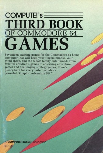 Compute's third book of Commodore 64 games.