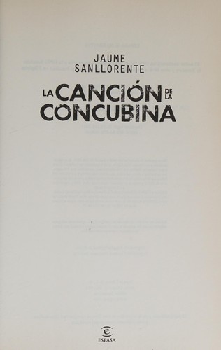 La canción de la concubina