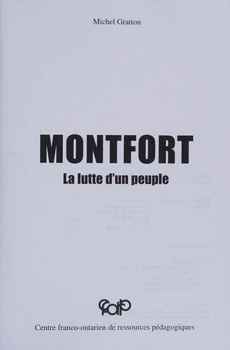 Montfort, la lutte d'un peuple