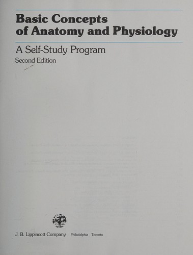 Basic concepts of anatomy and physiology