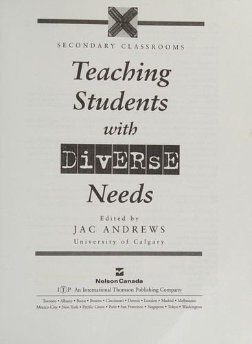 Teaching students with diverse needs