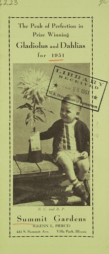 Gladiolus and dahlias for 1951