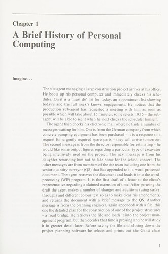 Computing for site managers