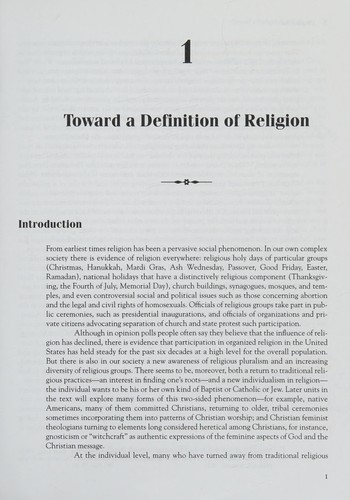 Exploring religious meaning