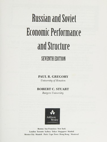 Russian and Soviet economic performance and structure