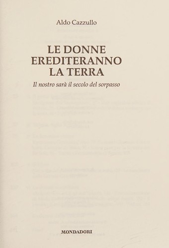 Le donne erediteranno la terra. Il nostro sarà il secolo del sorpasso [Roughcut Edition] (Italian Edition)