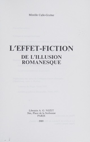 L' effet-fiction