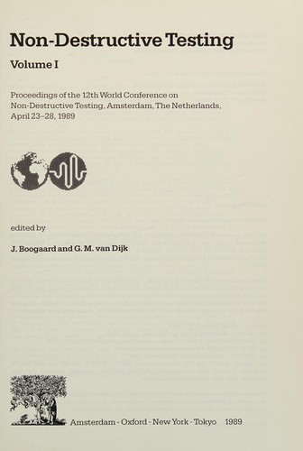 Non-destructive testing