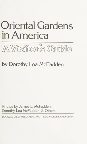 Oriental gardens in America