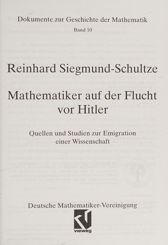 Mathematiker auf der Flucht vor Hitler