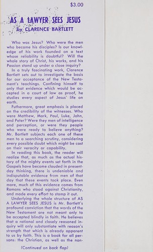 As a lawyer sees Jesus