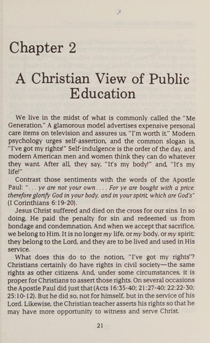 Christ in the classroom