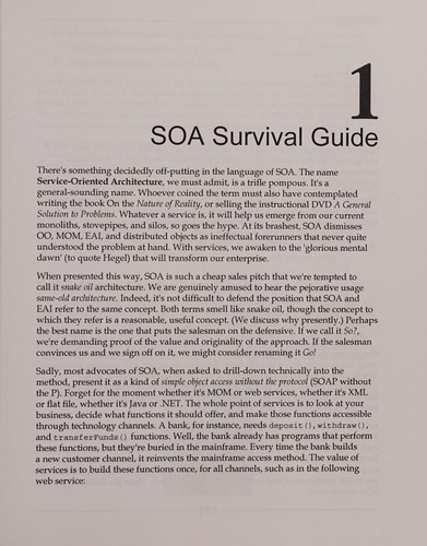 SOA cookbook