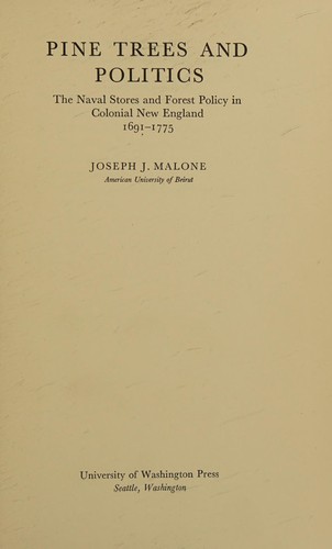 Pine trees and politics