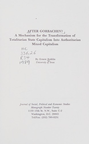 After Gorbachev?