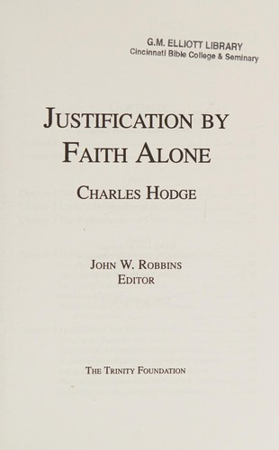 Justification by faith alone