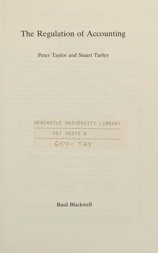 The regulation of accounting