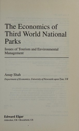 The economics of Third World national parks